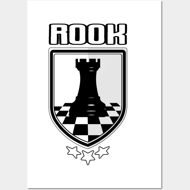 Chess rook Wall Art by HB Shirts